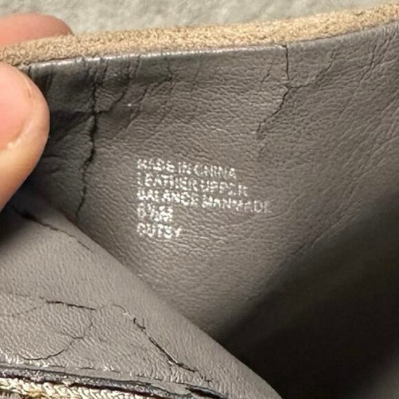 INC International Concepts Heels Women Sz 6.5 Gray Tan Faux Suede Ankle Booties - Picture 11 of 17